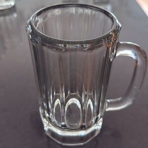 Clear Glass Fluted Mug. Freeze for Iced Coffee or a A Frosty Brew! 16 Ounce!